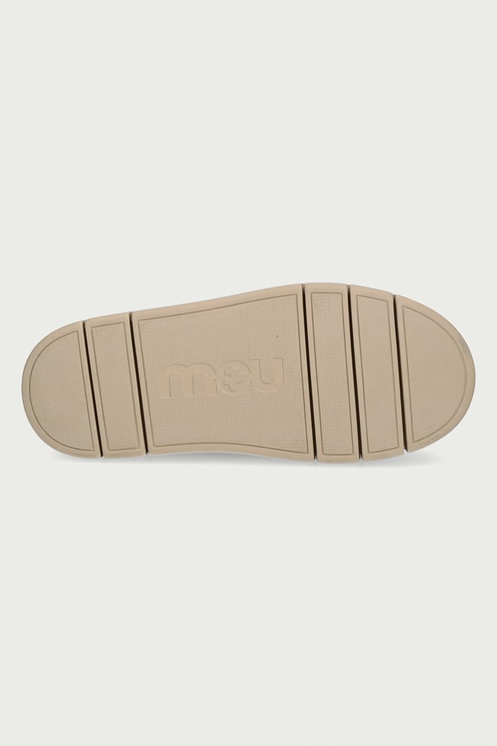 Papuče dámske semišové Bounce Clog Metal Logo Mou hnedá MU.FW531001A.MOCHA