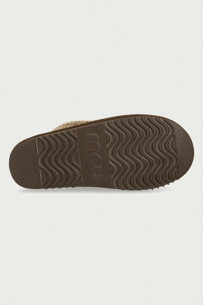 Παντόφλες Γυναικείες σουέτ Eskimo Slipper Mou πράσινο MU.FW101125A.MOO