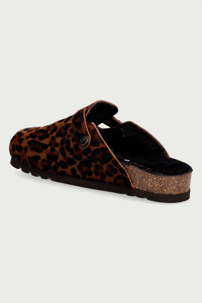 Obuv Scholl Šľapky mules dámske kožené FAE NEW F318144006 hnedá