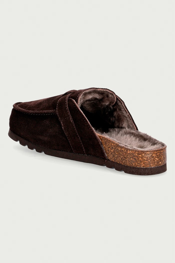 Παπούτσια Scholl Σαγιονάρες Ανδρικές σουέτ DAKOTA FUR F014601019 καφέ