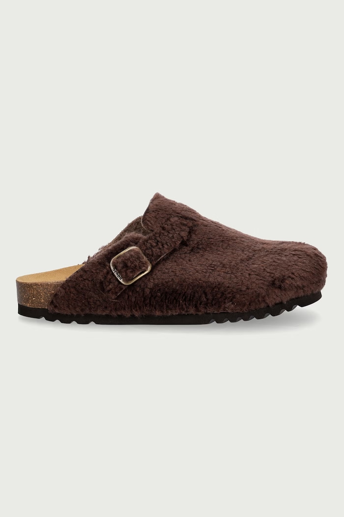 Scholl Női papucs CAMILLE F014381019 barna AW26