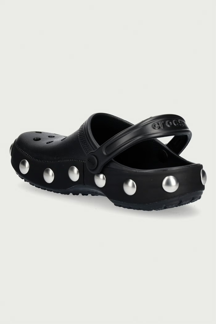 Obuwie Crocs Klapki damskie Classic Big Studded Clog 214236.001 czarny