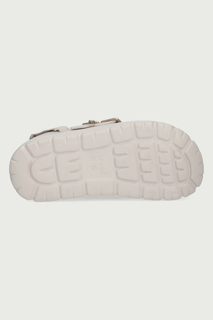 Papucs platformos női Loaferette Clog Crocs bézs 214105.2PL