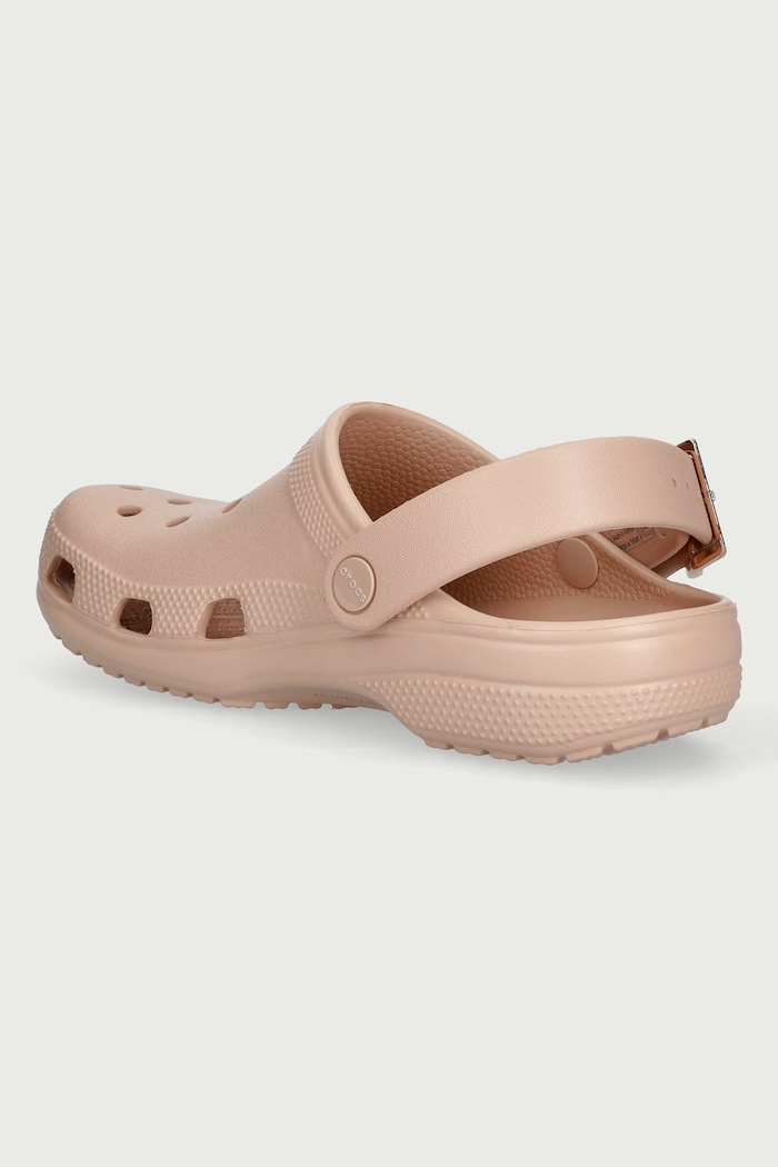 Obuwie Crocs Klapki damskie Classic Metallic Buckle Clog 213543.684 beżowy