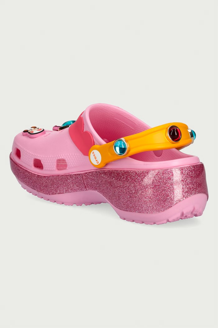 Klapki mules damskie Classic Princess Peach Platform Clog Crocs 212137.90H różowy