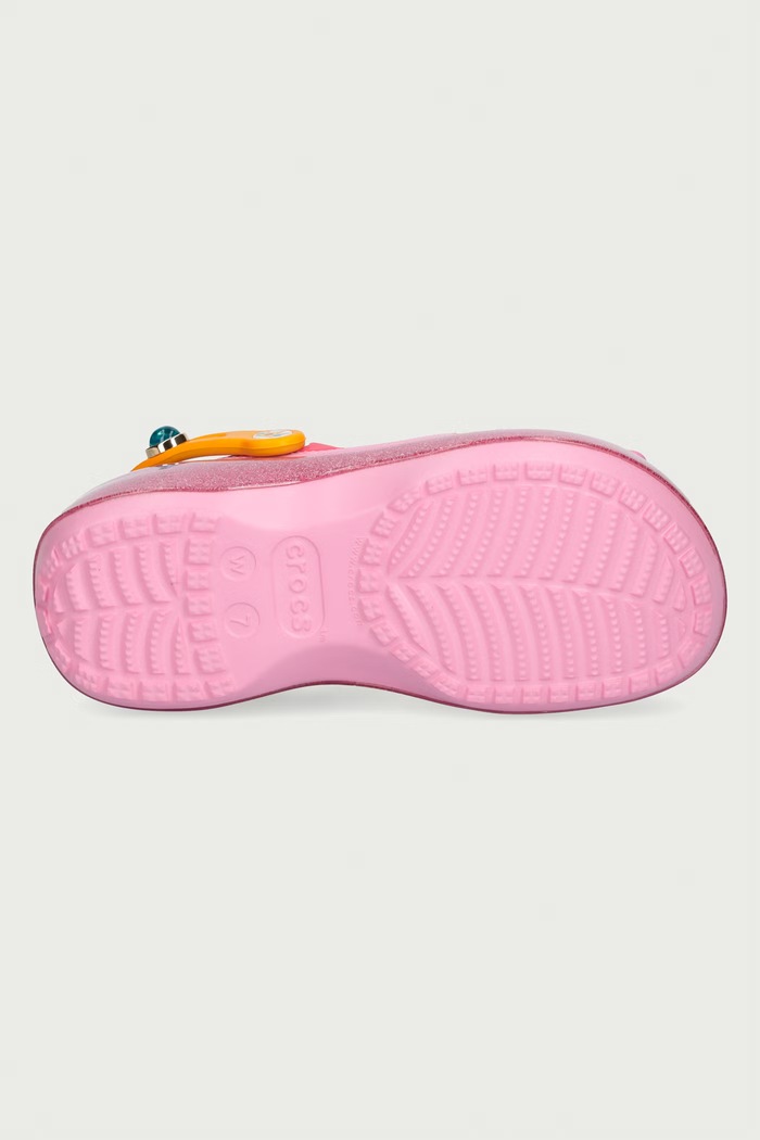 Klapki mules damskie Classic Princess Peach Platform Clog Crocs różowy 212137.90H