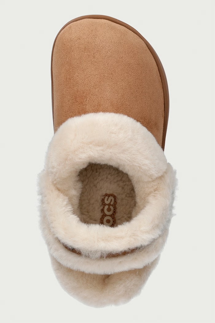 Classic Unfurgettable Suede Clog natikača za žene Crocs 212106.2EY bež