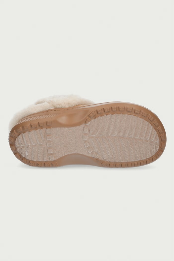 Classic Unfurgettable Suede Clog natikača za žene Crocs bež 212106.2EY