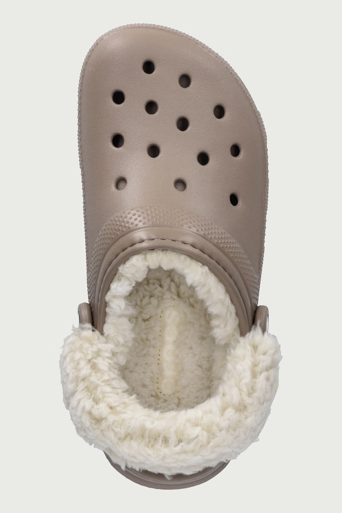 Kapcie damskie Classic Fleece Lined Clog Crocs 211396.195 beżowy