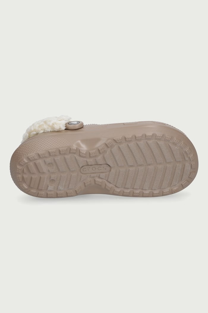 Kapcie damskie Classic Fleece Lined Clog Crocs beżowy 211396.195