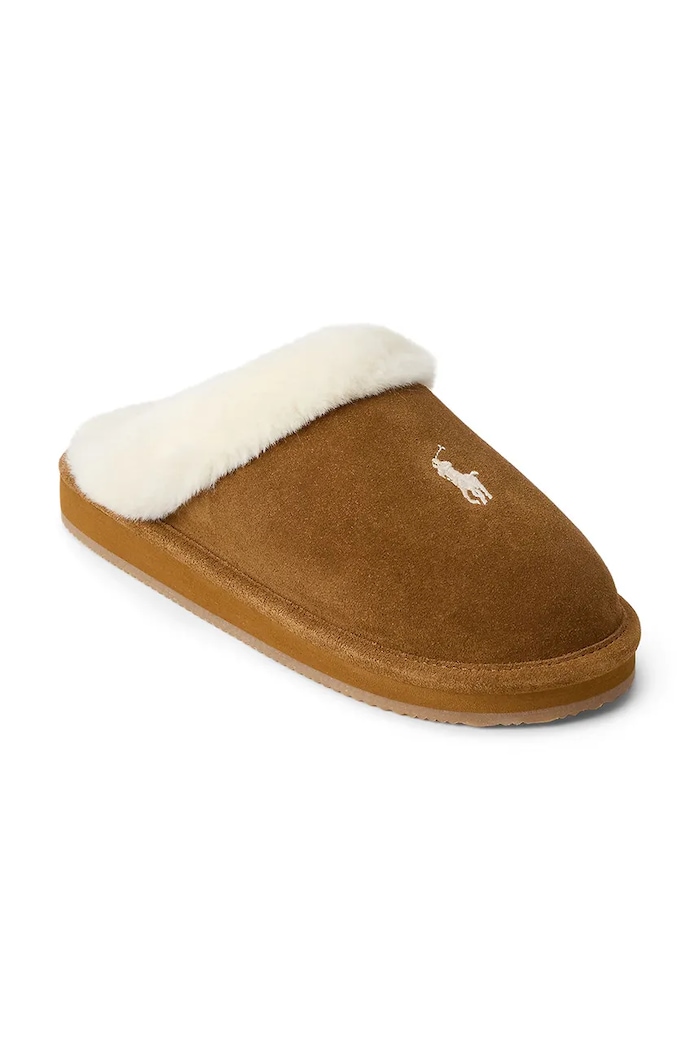 Polo Ralph Lauren Papuče pánske semišové Kayleigh 842P24251003.201 hnedá AW26