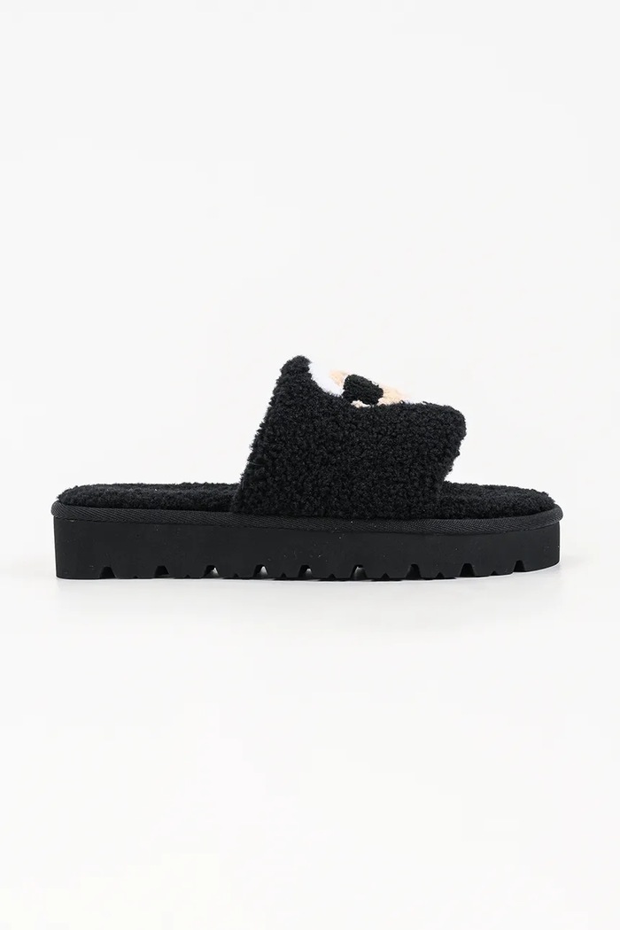 Karl Lagerfeld Kapcie damskie Skylar czarny KL47600T.W00