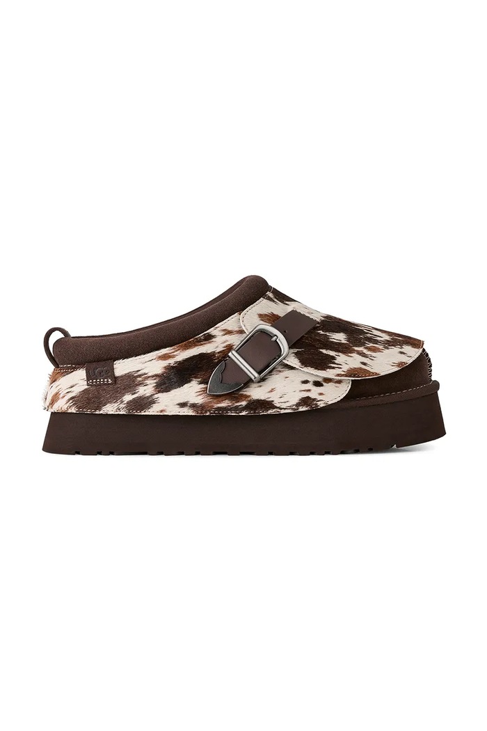 UGG Tazz Western kapcie damskie skórzane brązowy 1180357.BCDR