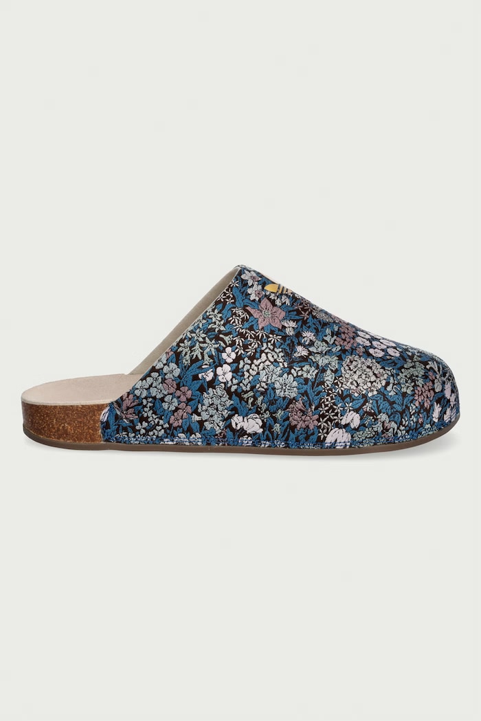 adidas Originals Klapki mules damskie Adimule Liberty London KH9850 niebieski AW26