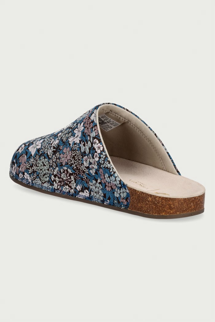 Obuwie adidas Originals Klapki mules damskie Adimule Liberty London KH9850 niebieski