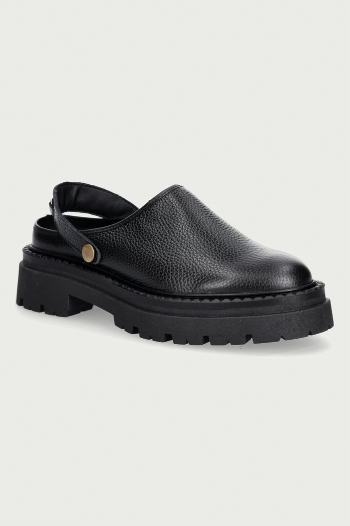 Steve Madden klapki damskie skórzane Karina czarny 11005923.017
