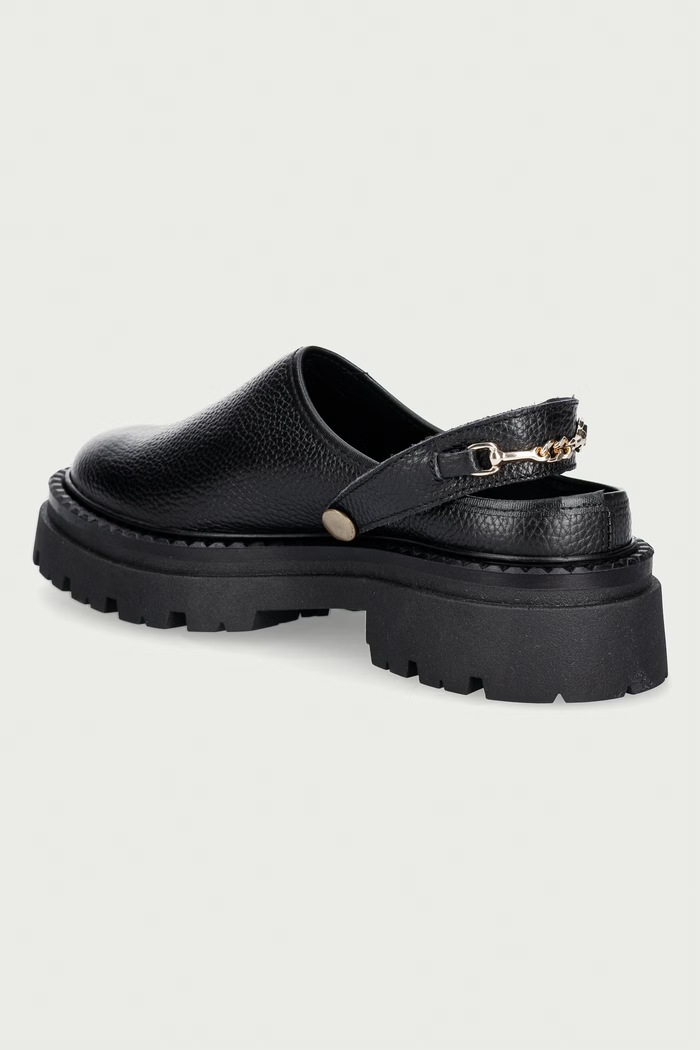 Obuwie Steve Madden klapki damskie skórzane Karina 11005923.017 czarny