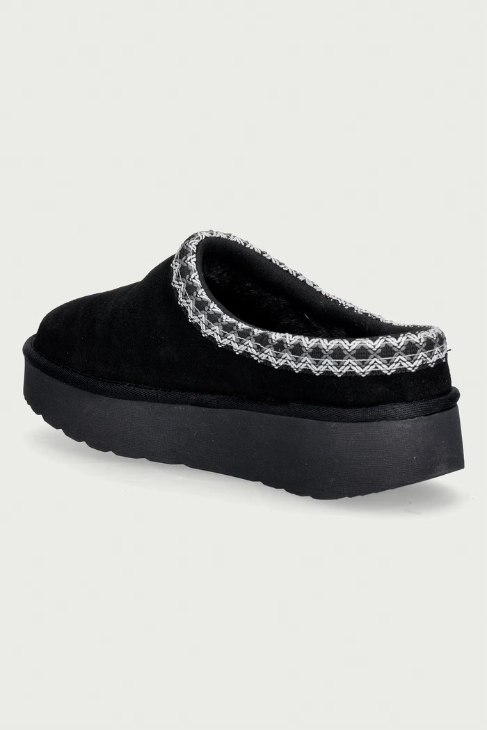 Obuwie Skechers Kapcie damskie zamszowe KEEP COZY - COZY CASCADE 169144 czarny