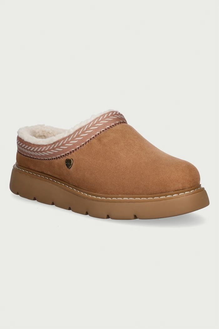 Skechers Kapcie damskie KEEPSAKES LITE - COZY FEST brązowy 114769.