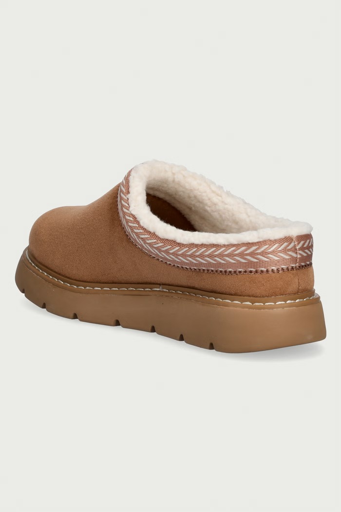 Obuwie Skechers Kapcie damskie KEEPSAKES LITE - COZY FEST 114769. brązowy