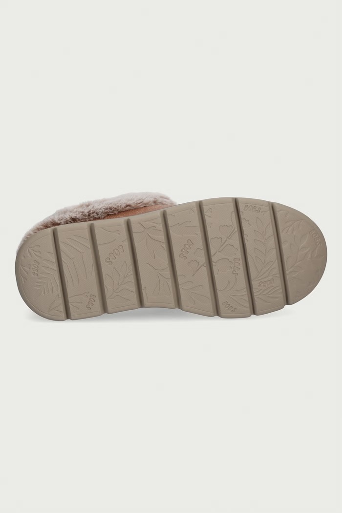 Kapcie damskie KEEPSAKES LITE - COZY BLEND Skechers brązowy 114762