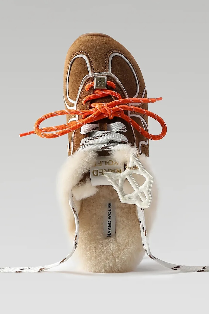 Papuče za žene od brušene kože Adorn Naked Wolfe smeđa Adorn.Tan.Suede