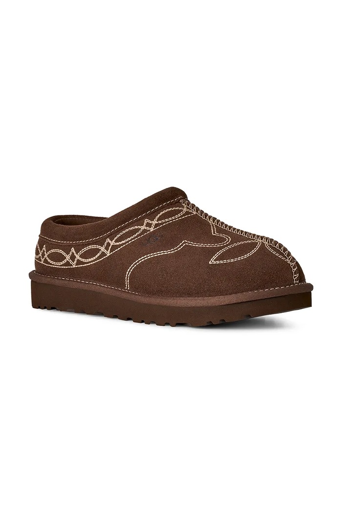 UGG Παντόφλες Γυναικείες σουέτ W Tasman Western 1182251.BCDR καφέ AW26