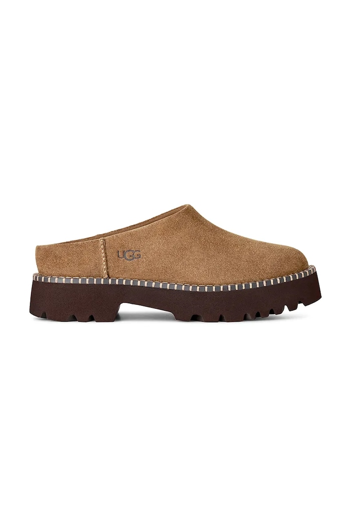 UGG Παντόφλες Γυναικείες σουέτ W Uptowner Mule καφέ 1180413.LBNZ