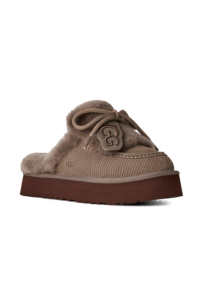 UGG Παντόφλες γυναικείες σουέτ W Disquette Heritage 1180360.DDRG μπεζ AW26