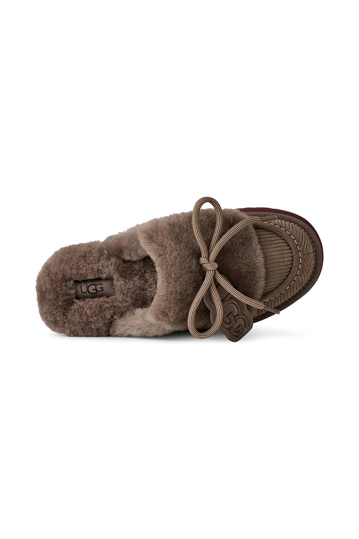 Παντόφλες γυναικείες σουέτ W Disquette Heritage UGG μπεζ 1180360.DDRG