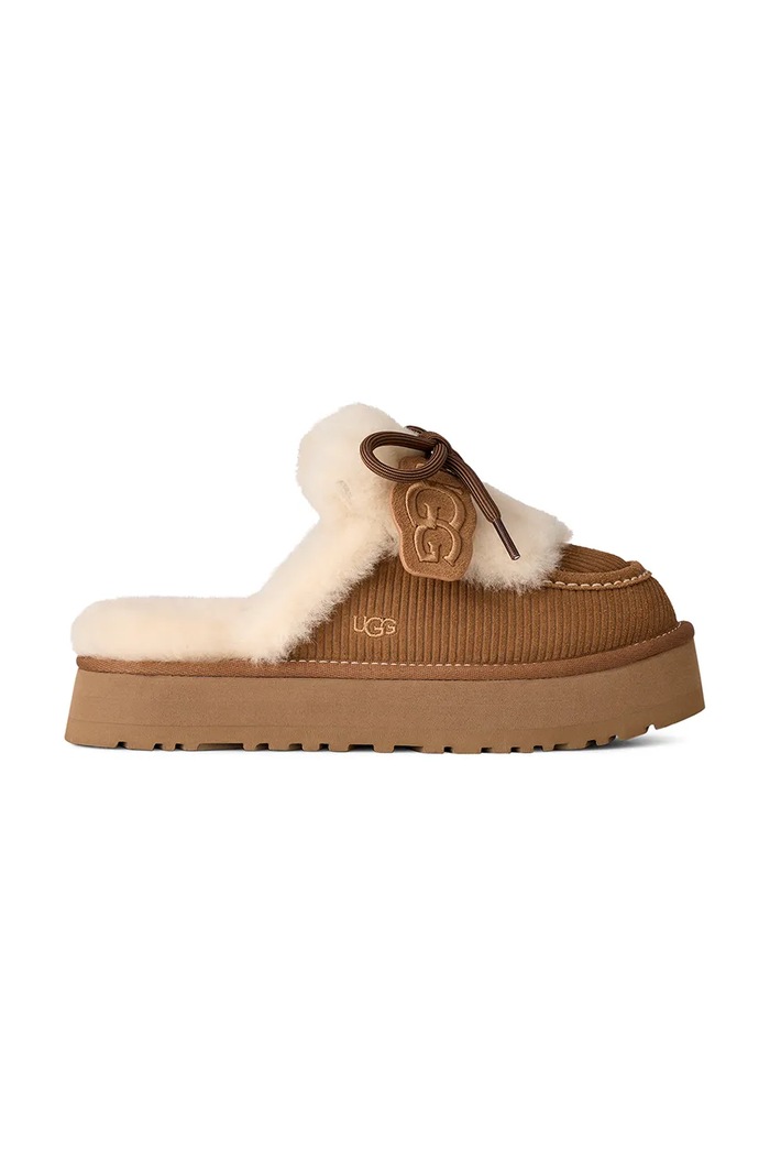 UGG Papuče dámske semišové W Disquette Heritage hnedá 1180360.CHE