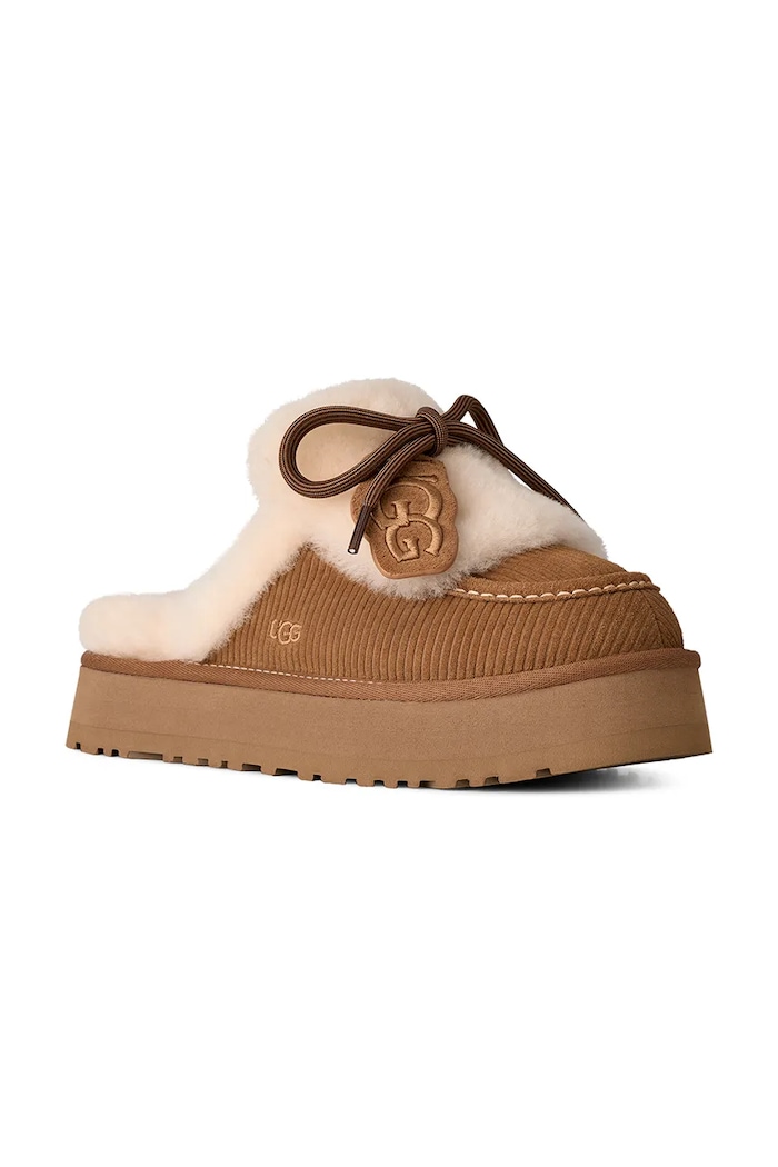 UGG Papuče dámske semišové W Disquette Heritage 1180360.CHE hnedá AW26