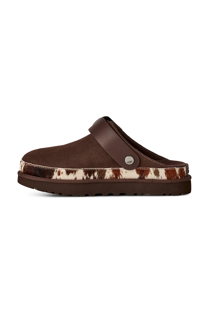 Pantofle dámské semišové W Goldenstar Western Clog UGG 1180250.BCDR hnědá