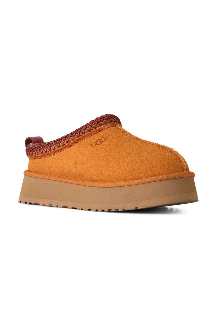 UGG Kapcie damskie zamszowe W Tazz II 1174471.ATMN pomarańczowy AW26
