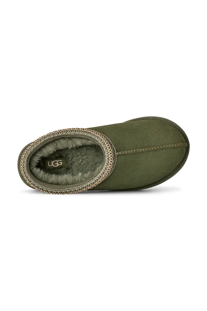 Pantofle dámské semišové W Tasman II UGG zelená 1174470.DPSH