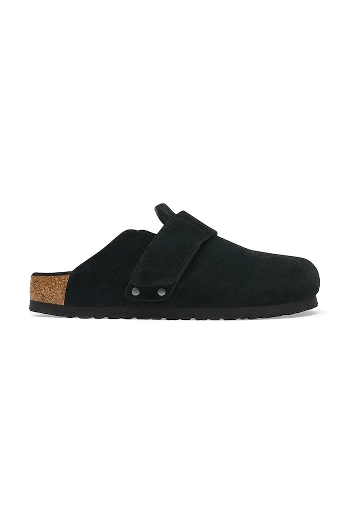 Birkenstock Loma LEVE klapki mules damskie zamszowe czarny 1032451