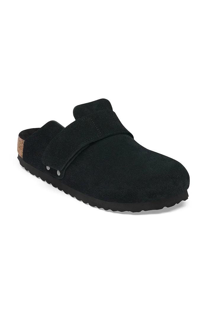 Birkenstock Loma LEVE klapki mules damskie zamszowe 1032451 czarny AW26