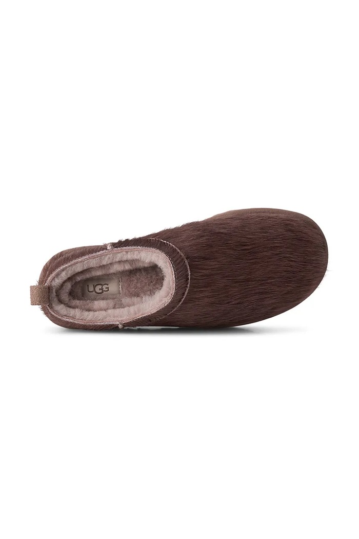 Παντόφλες Γυναικεία W Classic Micro Calf Hair UGG μπεζ 1180417.CRBO