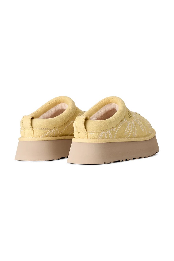 Obuv UGG Papuče dámske semišové W Tazz Botanic 1180373.MTDMS žltá