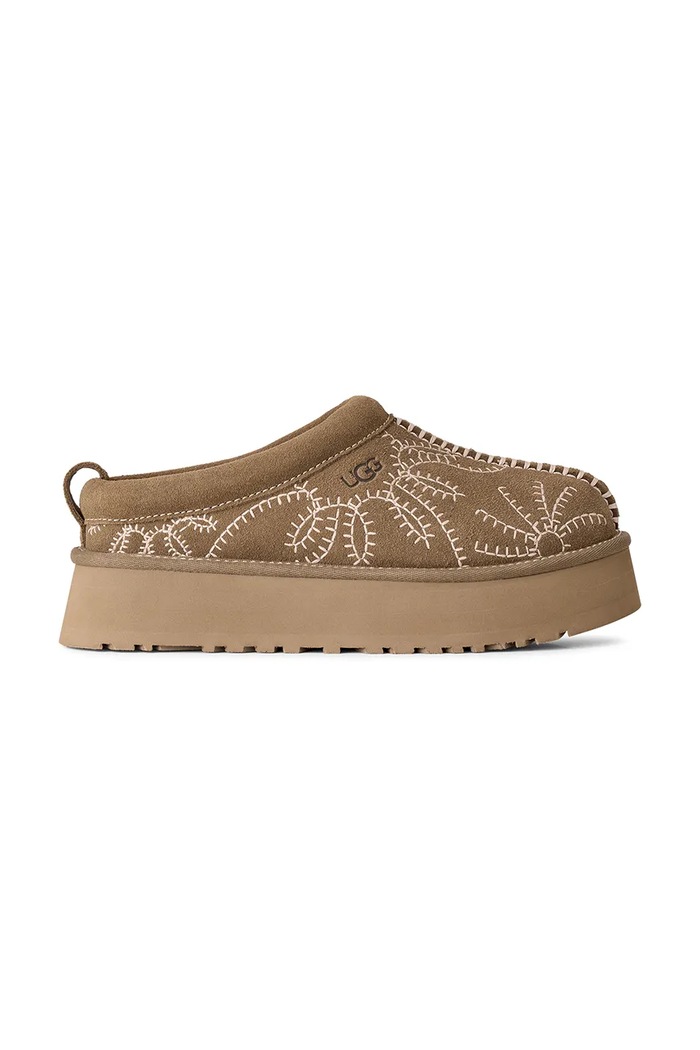 UGG Papuče dámske semišové W Tazz Botanic hnedá 1180373.LBNZ