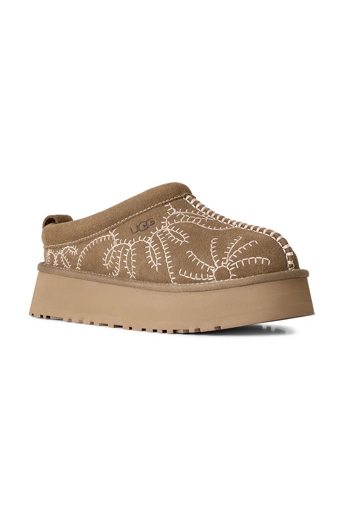 UGG Papuče dámske semišové W Tazz Botanic 1180373.LBNZ hnedá AW26