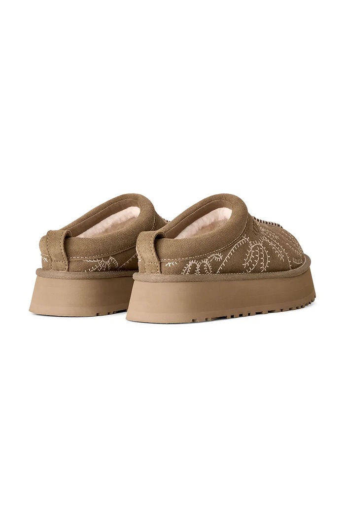 Obuv UGG Papuče dámske semišové W Tazz Botanic 1180373.LBNZ hnedá