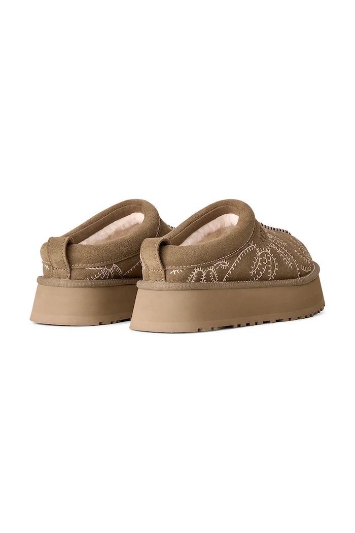 Obuv UGG Papuče dámske semišové W Tazz Botanic 1180373.LBNZ hnedá