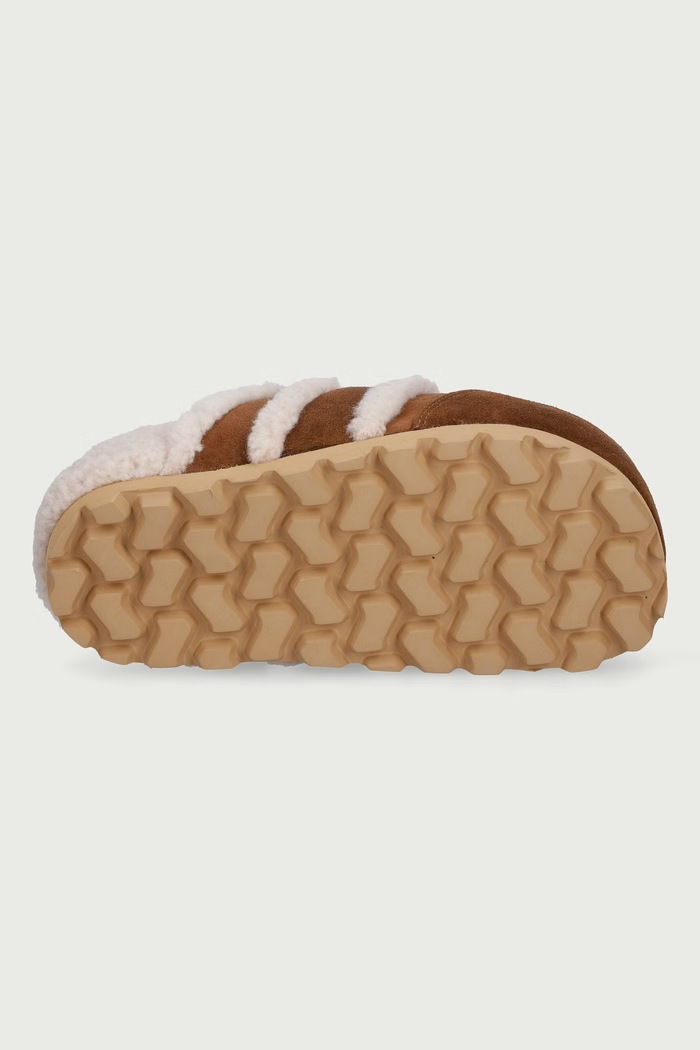 Klapki damskie zamszowe Cozy Loafer Inuikii brązowy 1006.005.0011.171