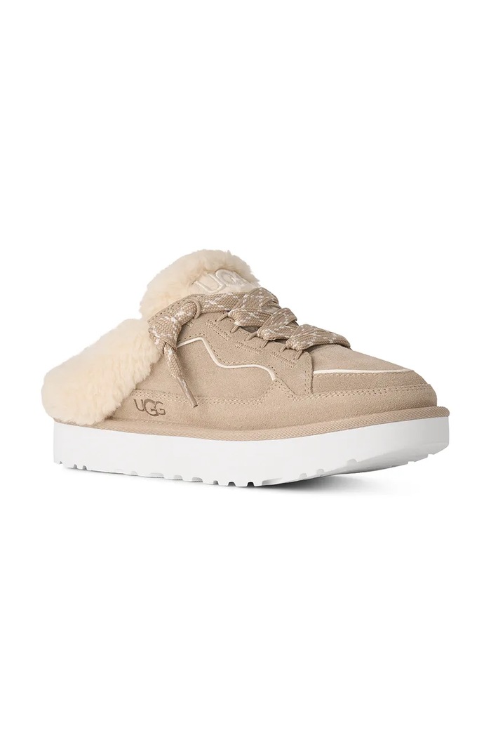 UGG Papuče dámske semišové W Lowmel Mule 1180313.MNL béžová AW26