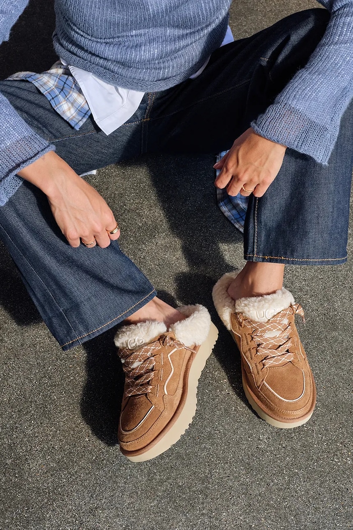 UGG W Lowmel Mule sneakersy mules damskie zamszowe 1180313.CHE