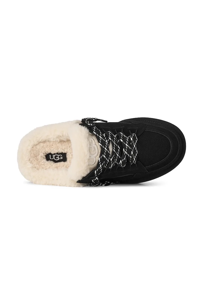 UGG Pantofle dámské semišové W Lowmel Mule 1180313.BLK černá