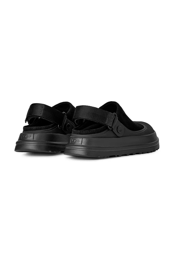 UGG Klapki damskie W Goldenglow Suede Clog 1180256.BLK czarny AW26