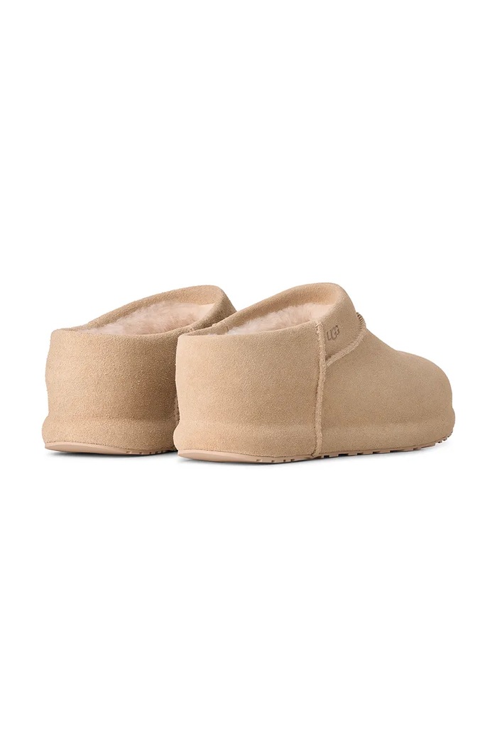 Obutev UGG Copati ženski semišasti W Enwrap Clog 1180254.MDSD bež