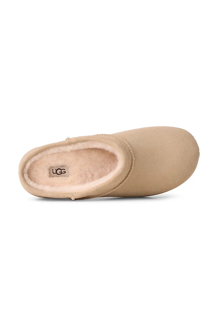 Copati ženski semišasti W Enwrap Clog UGG bež 1180254.MDSD